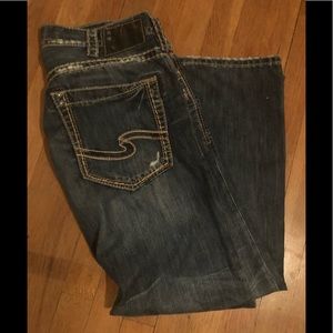 Silver Jeans Co. “Zac” style. Relaxed fit. 34x30